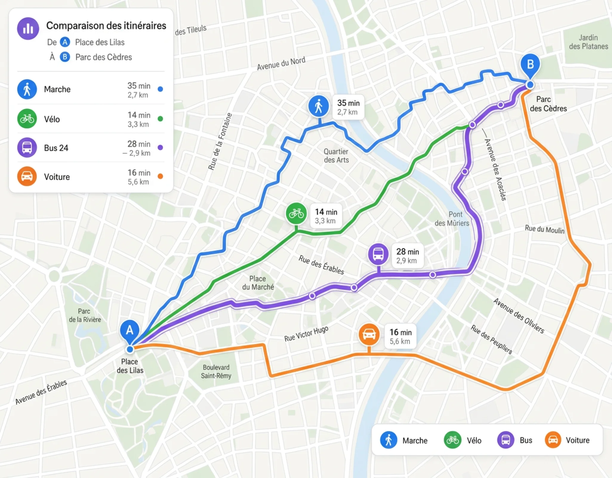 Wemap wayfinding — multimodal step-by-step guidance