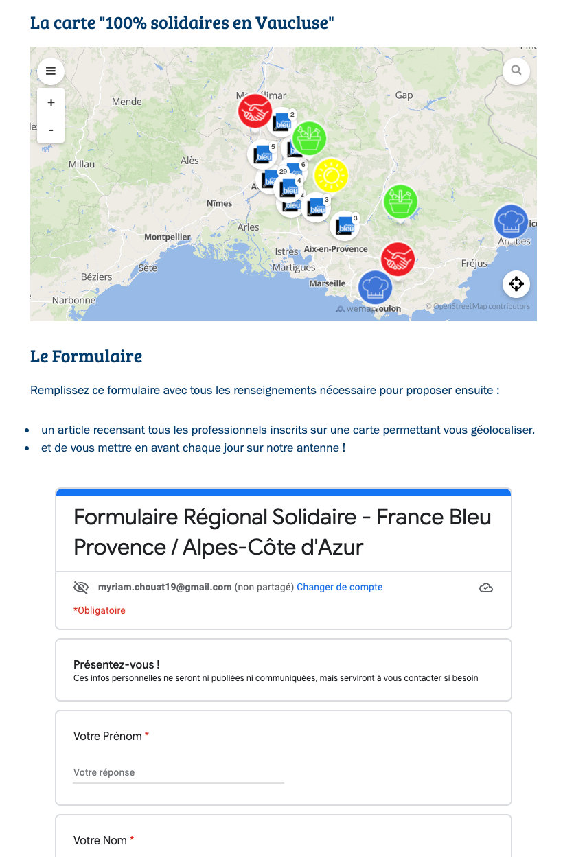 Des cartes interactives enrichies par le public